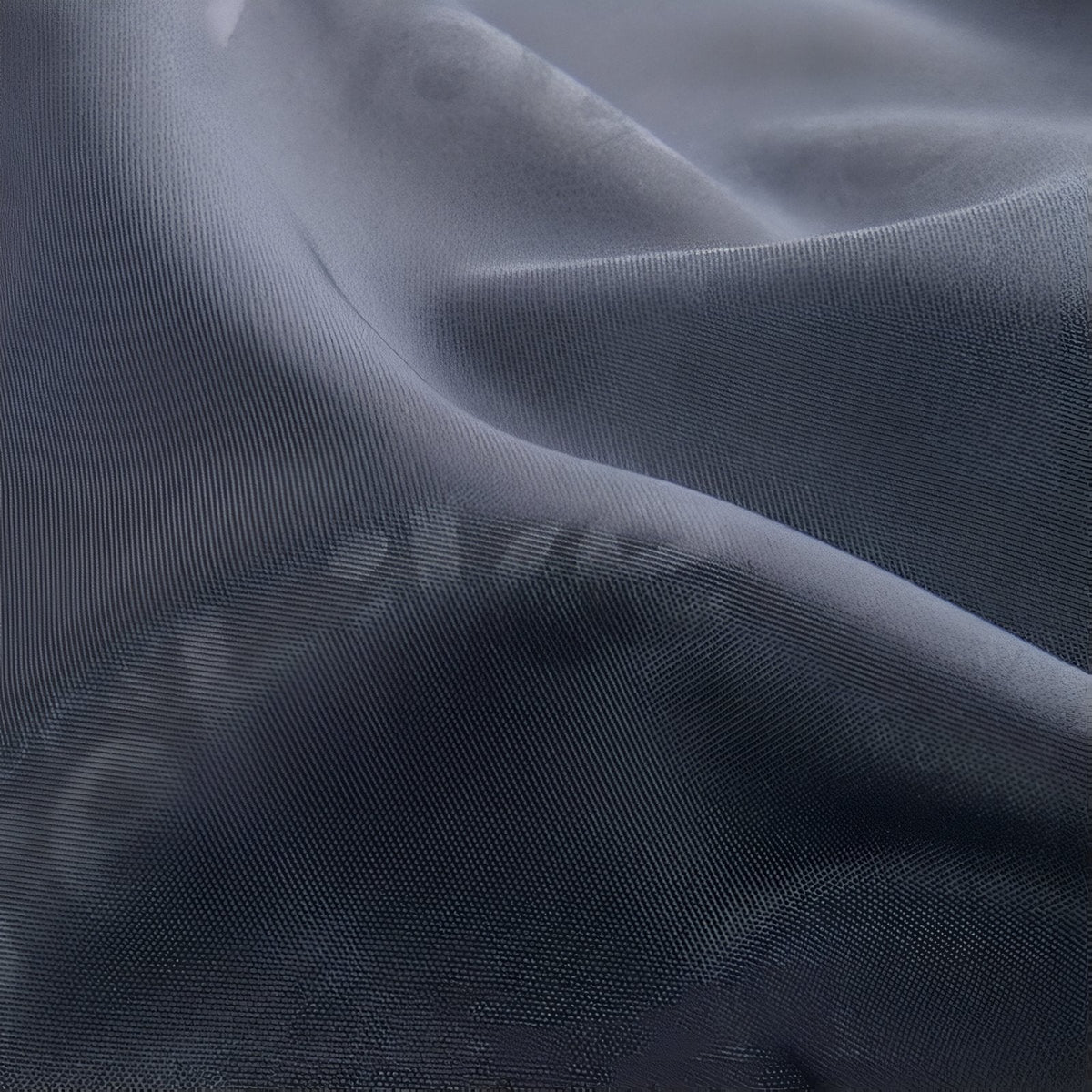 Close-up of the smooth, fine-woven taffeta fabric of the sleeping bag